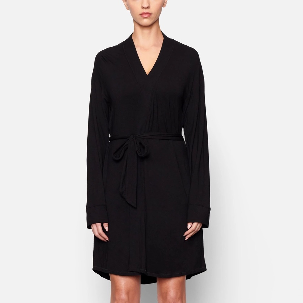 Skims sleep robe onyx